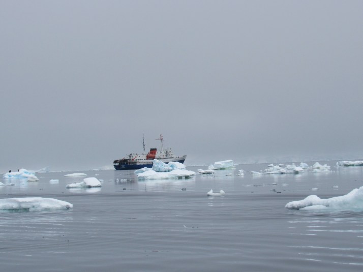 The 'Ushuaia' in ice