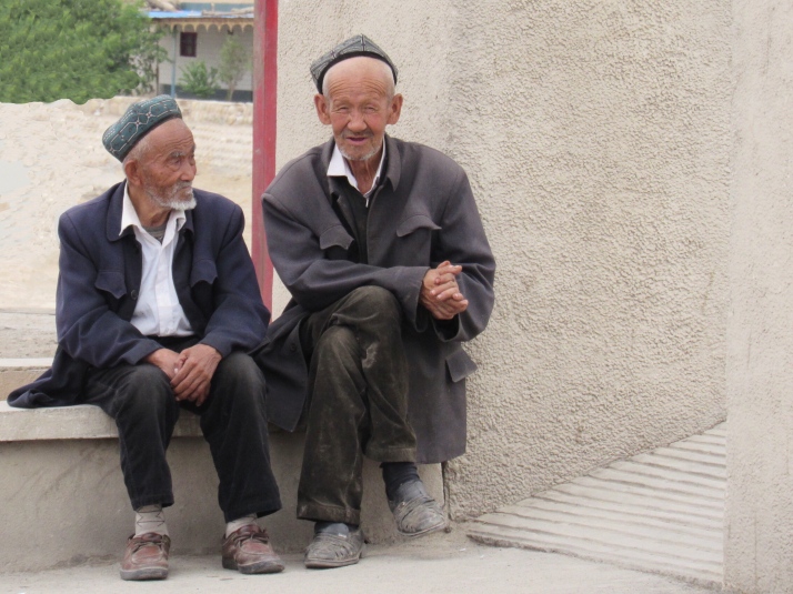Uyghur men in Kuqa